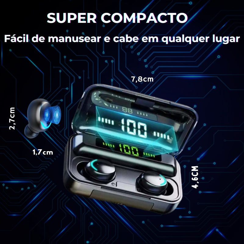 Fones Nano In-ear Gamer Bluetooth à Prova D'água / Envio Imediato